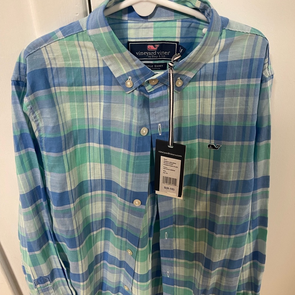 Vineyard Vines Boys Shirt - Small (8-10) - NEW